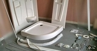 Установка душевой кабины Шахты, цена от 3045 руб.